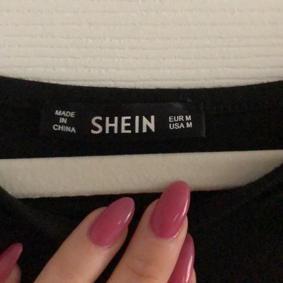 Scallop Trim Embroidered Mesh Sleeve Top - Picture 4 of 4